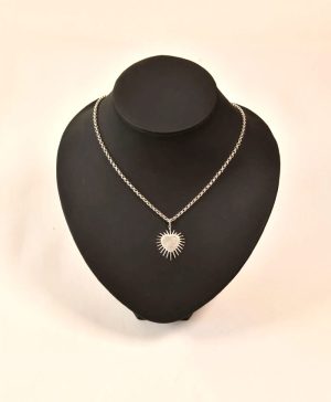 Sunrise Heart Necklace